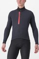 CASTELLI Langarm Fahrradtrikot für den Winter - ENTRATA THERMAL - Schwarz