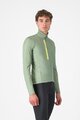 CASTELLI Langarm Fahrradtrikot für den Winter - ENTRATA THERMAL - Grün