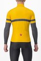 CASTELLI Langarm Fahrradtrikot für den Winter - RETTA - Gelb