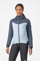 CASTELLI Winddichte Fahrradjacke - FLY THERMAL W - Hellblau