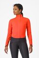 CASTELLI Fahrrad-Thermojacke - ALPHA DOPPIO ROS W - Orange