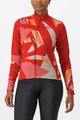 CASTELLI Langarm Fahrradtrikot für den Winter - TROPICALE - Rot