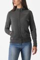 CASTELLI Kapuzenpullover - MILANO 2 FULL ZIP W FLEECE - Grau