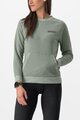 CASTELLI Kapuzenpullover - LOGO W SWEATSHIRT - Hellgrün