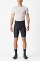 CASTELLI Fahrradshorts ohne Träger - ESPRESSO - Schwarz