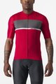 CASTELLI Kurzarm Fahrradtrikot - TRADIZIONE - Rot