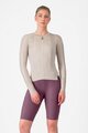 CASTELLI Kurze Fahrradhose mit Trägern - ESPRESSO W DT - Lila