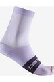 CASTELLI Klassische Fahrradsocken - ESPRESSO W - Lila