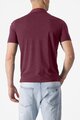 CASTELLI Polo Hemd - MERINO POLO - bordeaux