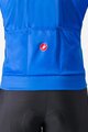 CASTELLI Langarm Fahrradtrikot für den Winter - LINEARE - Blau