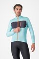 CASTELLI Langarm Fahrradtrikot für den Winter - UNLIMITED TRAIL 2 - Hellblau