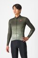 CASTELLI Langarm Fahrradtrikot für den Winter - UNLIMITED THERMAL - Grün