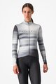 CASTELLI Langarm Fahrradtrikot für den Winter - PHASE - Weiß/Schwarz