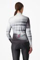 CASTELLI Langarm Fahrradtrikot für den Winter - PHASE - Weiß/Schwarz