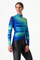 CASTELLI Langarm Fahrradtrikot für den Winter - PHASE - mehrfarbig/Blau