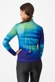 CASTELLI Langarm Fahrradtrikot für den Winter - PHASE - mehrfarbig/Blau