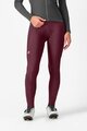 CASTELLI Lange Fahrradhose mit Trägern - ESPRESSO W DT - bordeaux