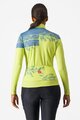 CASTELLI Langarm Fahrradtrikot für den Winter - UNLIMITED THERMAL 2 W - Gelb