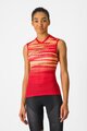 CASTELLI Ärmelloses Fahrradtrikot - INSIDER 2 W - Rot