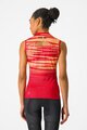 CASTELLI Ärmelloses Fahrradtrikot - INSIDER 2 W - Rot