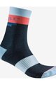 CASTELLI Klassische Fahrradsocken - VELOCISSIMA 2 THERMAL - Blau