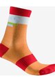 CASTELLI Klassische Fahrradsocken - VELOCISSIMA 2 THERMAL - Orange