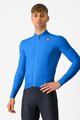 CASTELLI Langarm Fahrradtrikot für den Winter - AERO RACE - Blau