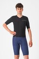 CASTELLI Kurze Fahrradhose mit Trägern - PREMIO EVO - Blau