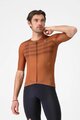 CASTELLI Kurzarm Fahrradtrikot - AERO RACE 8S - Braun