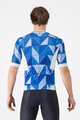 CASTELLI Kurzarm Fahrradtrikot - HERITAGE - Blau