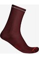 CASTELLI Klassische Fahrradsocken - PREMIO EVO 18 - bordeaux