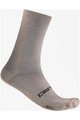 CASTELLI Klassische Fahrradsocken - ESPRESSO 18 - Grau