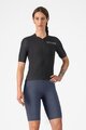 CASTELLI Kurze Fahrradhose mit Trägern - PREMIO EVO W DT - Blau