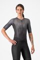 CASTELLI Kurzarm Fahrradtrikot - A/C W - Schwarz