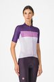 CASTELLI Kurzarm Fahrradtrikot - ELEGANTE - Lila/Rosa/Weiß