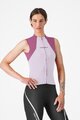 CASTELLI Ärmelloses Fahrradtrikot - SOLE - Lila/Weiß