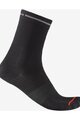 CASTELLI Klassische Fahrradsocken - PREMIO EVO W 12 - Schwarz