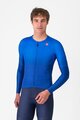 CASTELLI Langarm Fahrradtrikot für den Sommer - UPF LONG - Blau