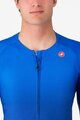 CASTELLI Langarm Fahrradtrikot für den Sommer - UPF LONG - Blau