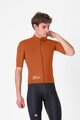 CASTELLI Winddichte Fahrradjacke - DO.DI.CI. SHORT SLEEVE - Braun