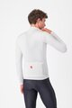 CASTELLI Langarm Fahrradtrikot für den Winter - PURO 4 - Weiß