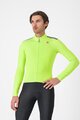 CASTELLI Langarm Fahrradtrikot für den Winter - PURO 4 - Hellgrün