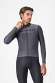CASTELLI Langarm Fahrradtrikot für den Winter - APICE - Grau