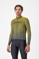 CASTELLI Langarm Fahrradtrikot für den Winter - APICE - Grün