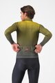 CASTELLI Langarm Fahrradtrikot für den Winter - APICE - Grün