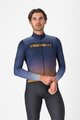 CASTELLI Langarm Fahrradtrikot für den Winter - APICE - Blau