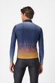CASTELLI Langarm Fahrradtrikot für den Winter - APICE - Blau