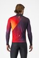 CASTELLI Langarm Fahrradtrikot für den Winter - AMPLIFY - Schwarz/Rot/Gelb