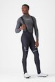 CASTELLI Lange Fahrradhose mit Trägern - POLARE 4 - Schwarz