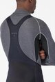 CASTELLI Lange Fahrradhose mit Trägern - POLARE 4 - Schwarz
